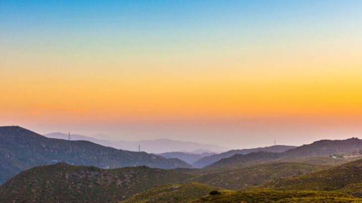 Cleveland National Forest sunset